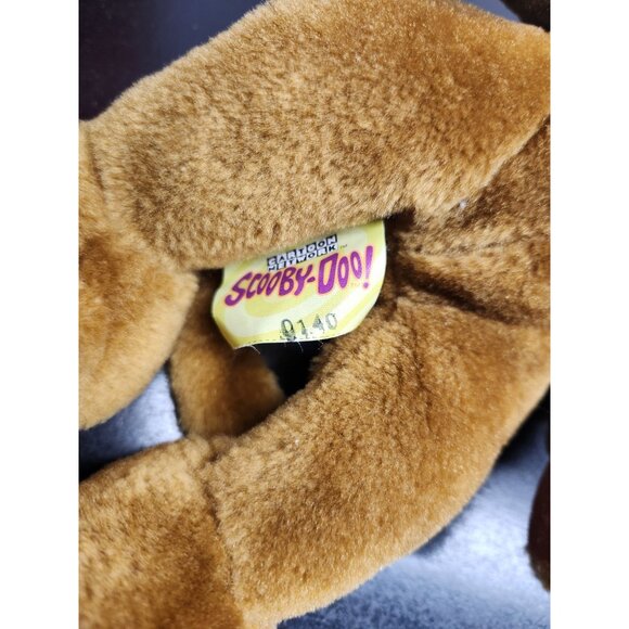 Scooby-Doo Plush 12" Vintage Brown Stuffed Cartoon Dog With Blue Collar & SD Tag - Picture 7 of 10